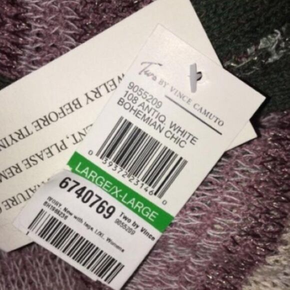 NWT Multi Color Knit Poncho Sweater Pullover - Picture 3 of 4